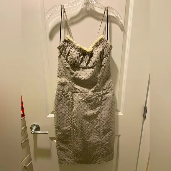 Carolina Herrera | Dresses | Carolina Herrera Fitted Strappy Cornflower Blue  Dress Size 4 | Poshmark